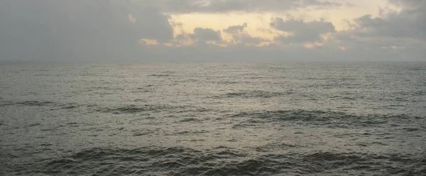 Mar Báltico Depois Tempestade Pôr Sol Paisagem Panorâmica Pitoresca Paisagem — Fotografia de Stock