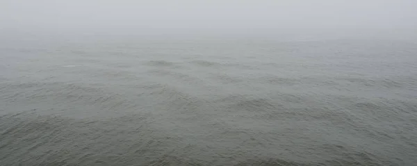 Die Ostsee Nebel Wellen Plätscherndes Wasser Sturm Natürliche Texturen Malerische — Stockfoto