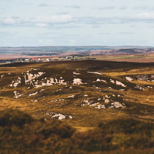 Panoramic View Valleys Hills Rocky Shores Isle Islay Inner Hebrides — Stock Photo, Image