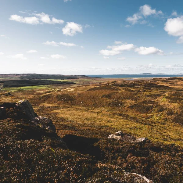Panoramic View Valleys Hills Rocky Shores Isle Islay Inner Hebrides — Stock Photo, Image
