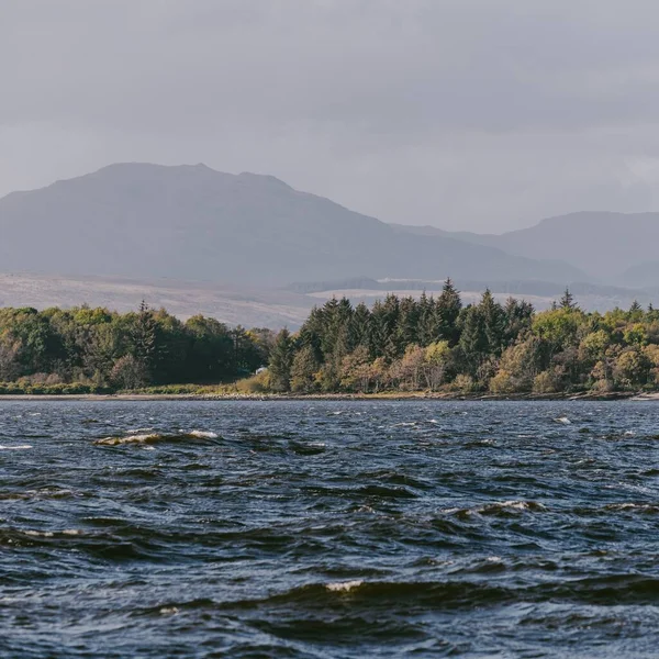Wälder Hügel Und Berge Der Nähe Des Flusses Firth Clyde — Stockfoto