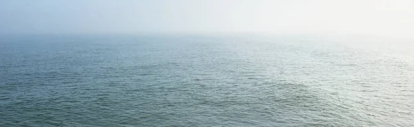 Baltic Sea Morning Fog Sunrise Water Surface Texture Soft Sunlight — Fotografia de Stock