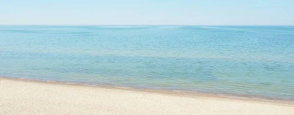 Балтійський Берег Літній День Вид Піщаних Піщаних Дюн Пляжу Чисте — стокове фото
