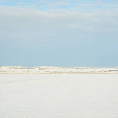 Orman çayırı ve kır arazisi. Saf güneş ışığı, açık mavi gökyüzü. Kış Harikalar Diyarı. Idyllic kırsal kesim. Ekoloji, eko turizm, çevre koruma, noel tatilleri, kayak, uzak yerler