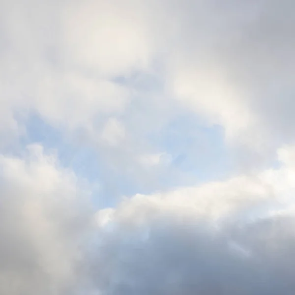 Céu Azul Claro Depois Tempestade Luz Solar Suave Imagem Panorâmica — Fotografia de Stock