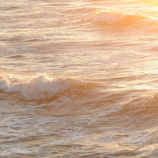 Textura Superfície Água Mar Luz Solar Suave Imagem Panorâmica Recursos — Fotografia de Stock