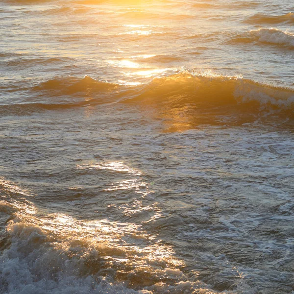 Текстура Поверхности Морской Воды Мягкий Солнечный Свет Панорамное Изображение Графические — стоковое фото