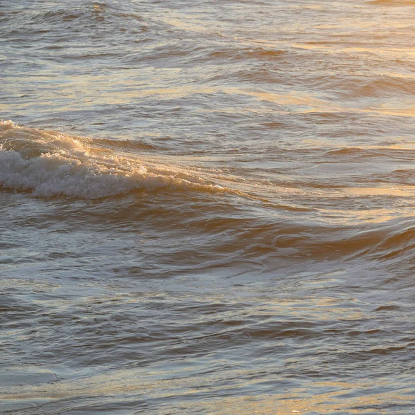 Deniz suyu yüzeyi dokusu. Yumuşak güneş ışığı. Panoramik görüntü, grafik kaynaklar. Doğa, çevre kavramları