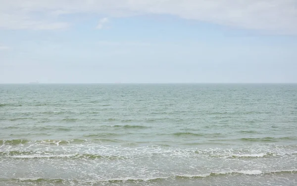Ostseeküste Nach Dem Sturm Sanftes Sonnenlicht Oberflächenstruktur Des Wassers Krachende — Stockfoto