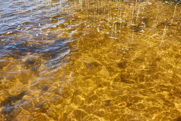 Kristal Berrak Yüzeyi Kum Çakıl Taşı Soyut Doğal Desen Doku — Stok fotoğraf