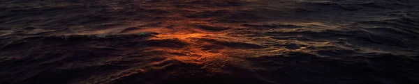 Mar Costa Pôr Sol Textura Superfície Água Ondas Tempestade Fundo — Fotografia de Stock