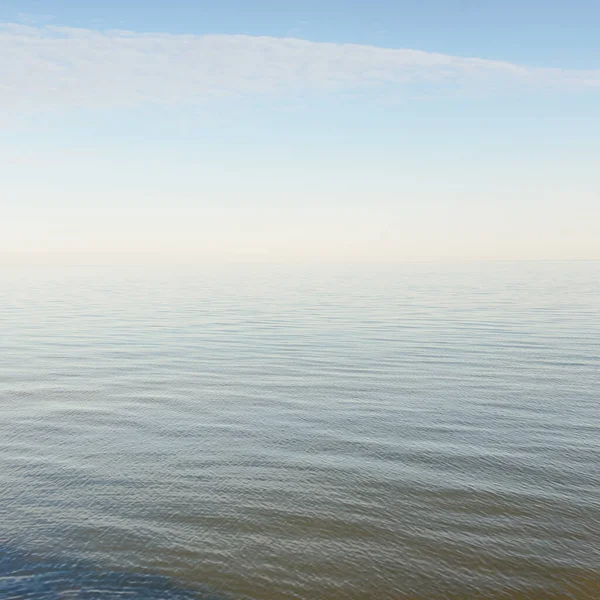 Orilla Del Mar Báltico Día Soleado Cielo Despejado Paisaje Marino —  Fotos de Stock