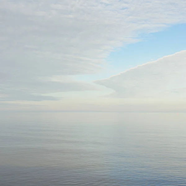Pobřeží Baltského Moře Slunečného Dne Jasná Obloha Idylický Plášť Příroda — Stock fotografie