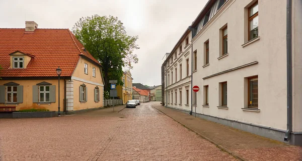 历史和传统建筑 拉脱维亚Ventspils 旅游目的地 文化主题 — 图库照片