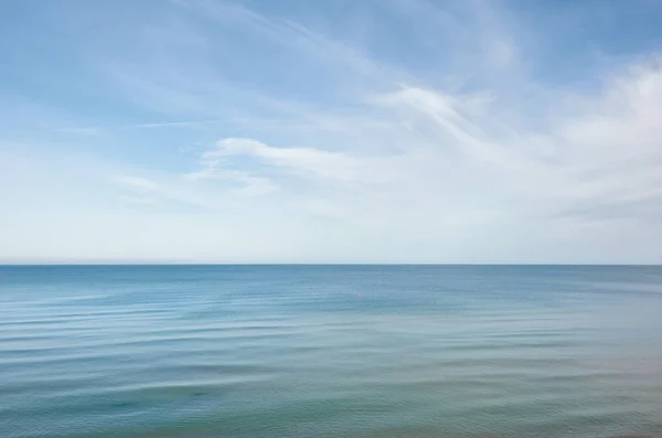 Βαλτική Θάλασσα Ακτή Μια Καλοκαιρινή Ημέρα Αεροφωτογραφία Από Αμμώδη Παραλία — Φωτογραφία Αρχείου