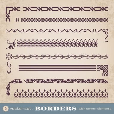 köşe elemanları ile-sınırları set 2