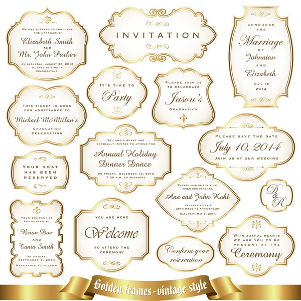 Altın Çerçeve - vintage tarzı