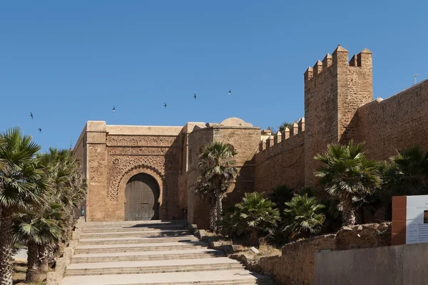 Udaya Kasbah puertas de la fortaleza. Rabat. . — Foto de Stock