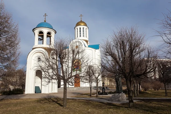 Успенская церковь в Малой Охте. Санкт-Петербург — стоковое фото