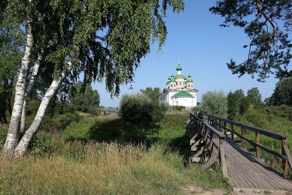 Olonec. Kathedrale unserer Herrin von Smolensk — Stockfoto