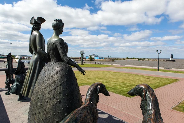 Torchina. Russland. Monument Kaiserspaziergang. — Stockfoto