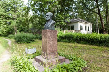 Pavlova, Rusya. büst anıt IP pavlo.