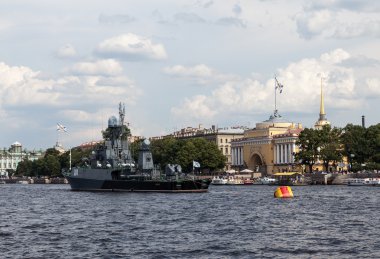 neva Nehri Gemi. St. petersburg.