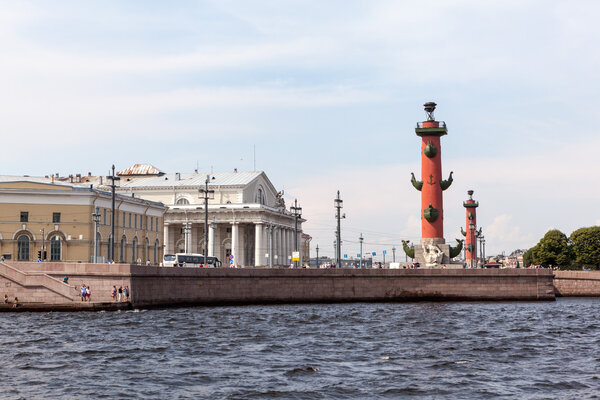 View on the city islands. St. Petersburg