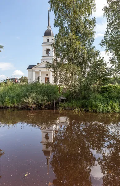 Kobona. Leningrad regionie. Rosja. Kościół św.. — Zdjęcie stockowe