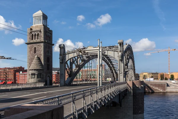 Puente Bolsheokhtinsky. San Petersburgo. Rusia . —  Fotos de Stock