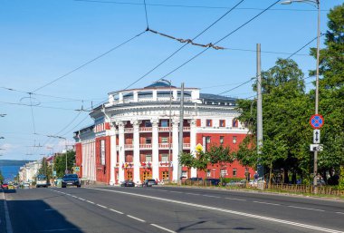 Severnaya Oteli. Petrozavodsk. Karelia Cumhuriyeti. - Rusya. 10 Temmuz 2021