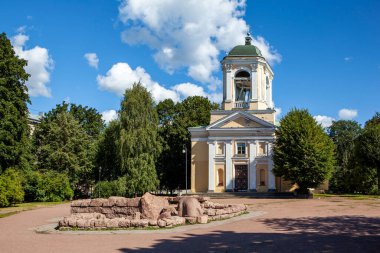 Şekil değiştirme Katedrali. Vyborg. Leningrad bölgesi. - Rusya. 04 Ağustos 2021