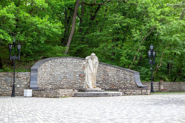 Monumento Poeta Alexander Sergeevich Pushkin Parque Del Resort Zheleznovodsk Región — Foto de Stock