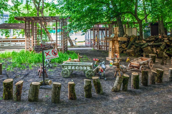 Playground Zheleznovodsk Stavropol Region Russia May 2021 — Stockfoto