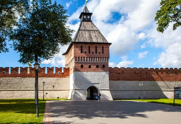 Tower Ivanovsky Gates Tula Kremlin Tula Russia September 2021 — Foto Stock