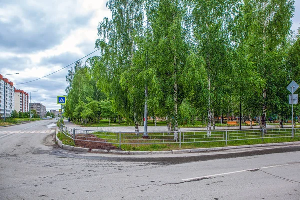 Victory Park Galyano Gorbunovsky Massif Nizhny Tagil Sverdlovsk Region Russia — стоковое фото