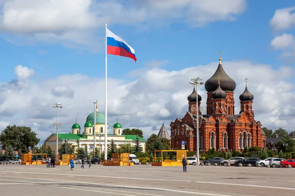 ボゴロディツク市の周辺や観光スポット ボゴロディツク宮殿と公園のアンサンブル ボゴロディツク トゥラ地方 ロシアだ 2021年9月3日 — ストック写真