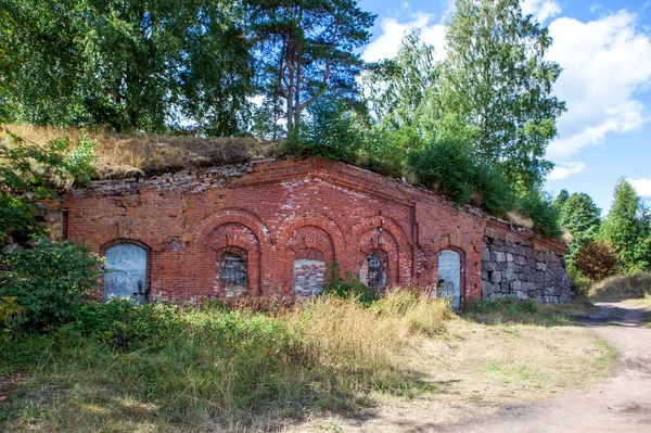 Пороховой Склад Крепость Тронгзунд Высоцк Ленинградская Область Россия Августа 2021 — стоковое фото