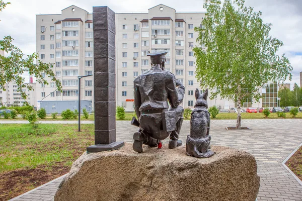 ロシア国境警備隊への記念碑 ビクトリー パーク ガリアーノ ゴルブノフスキー大虐殺 ニジニ タギル スヴェルドロフスク地方 ロシアだ 2021年6月8日 — ストック写真