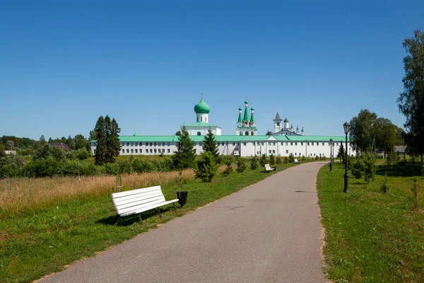 Heilige Drie Eenheid Alexander Svirsky Klooster Het Dorp Staraya Sloboda — Stockfoto