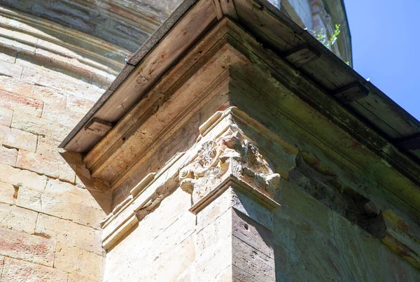 St. Stephanie Kilisesi 'nin başkenti. Wittgenstein 'in malikanesi. Druzhnosel'ye. Leningrad bölgesi. - Rusya. 21 Temmuz 2021