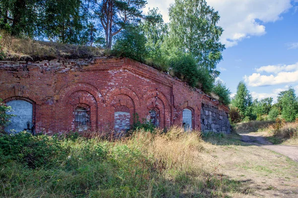 Reservepoeder Magazijn Fort Trongzund Vysotsk Regio Leningrad Rusland Augustus 2021 — Stockfoto