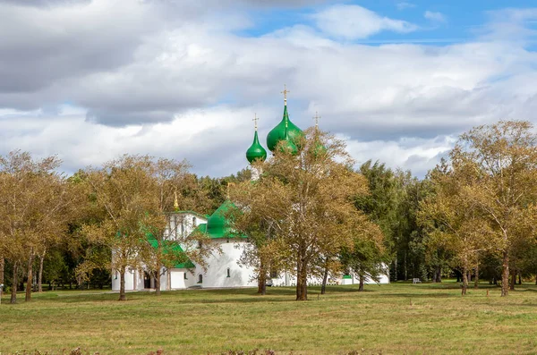 クリコヴォフィールドのラドネジの聖セルギウス教会 イヴァノヴォの村 クルキンスキー地区 トゥラ地方 ロシアだ 2021年9月3日 — ストック写真