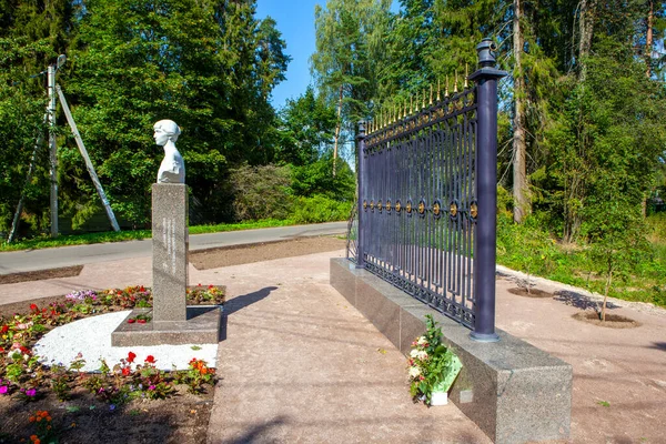 Akhmatova Emlékműve Település Sziverszkij Gatchina Régió Leningrádi Terület Oroszország 2021 — Stock Fotó