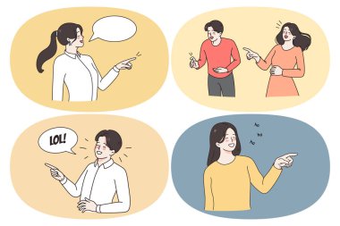 Komik şeylere gülmek.