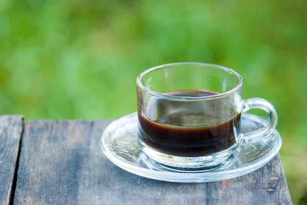 Half coffee cup — Stock Photo, Image
