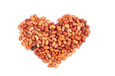 izole kahverengi kuru fasulye