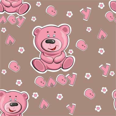 oyuncak ayı ile desen