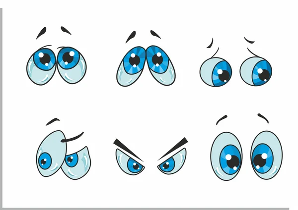 Set of eyes — Stock Vector