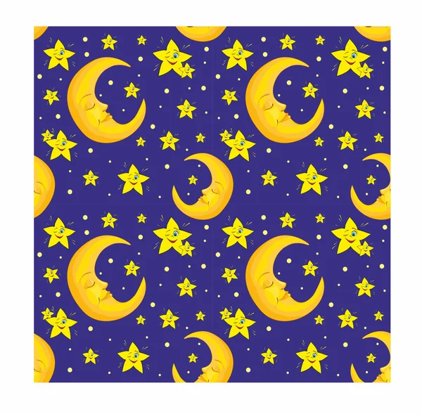 Pattern with a star — Stock Vector